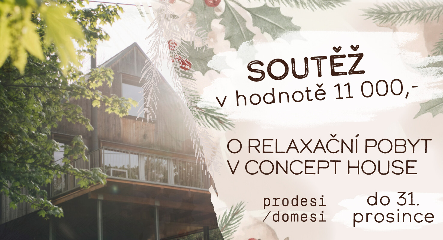 Vyhrajte relaxační pobyt v Domesi Concept House na Vysočině
