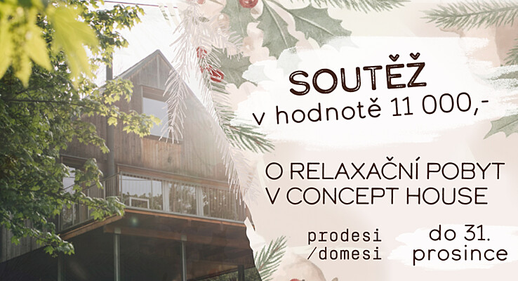 Vyhrajte relaxační pobyt v Domesi Concept House na Vysočině