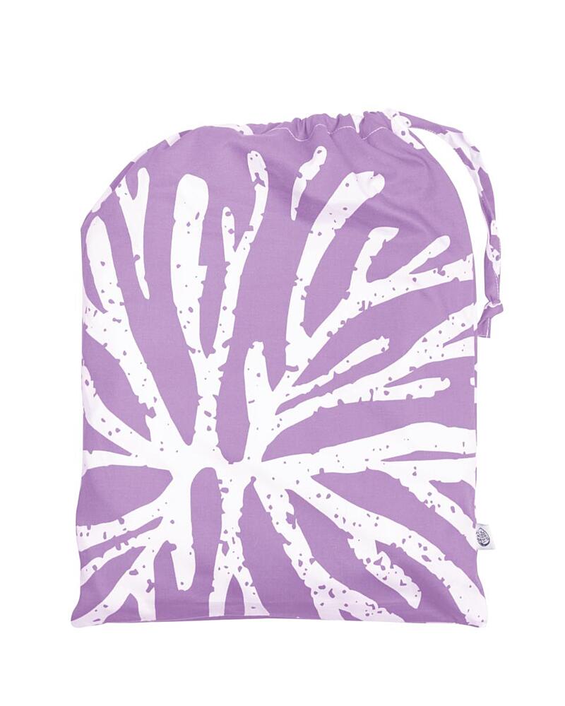  Saténové posteľné obliečky – motív Tierra Verde fialová (200×140 + 90×70 cm)