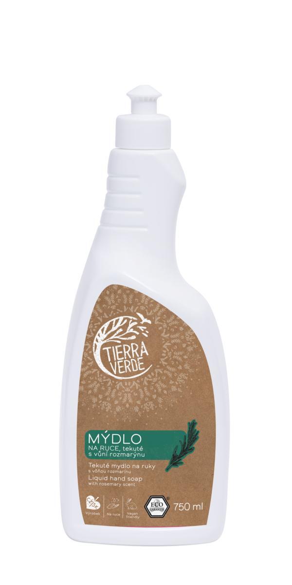  Folyékony kéztisztító szappan – rozmaring (flakon 750 ml)
