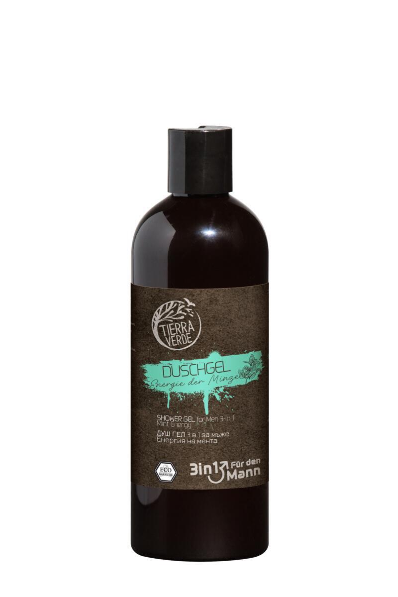  Sprchový gel pro muže Energie máty 2026 (lahev 500 ml) DE+EN+BG