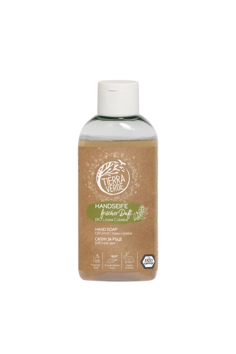  Tekuté mýdlo na ruce – BIO vavřín (lahvička 100 ml) DE+EN+BG